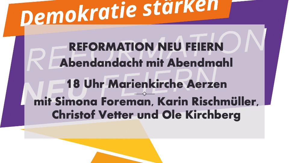 241031 Reformation neu feiern