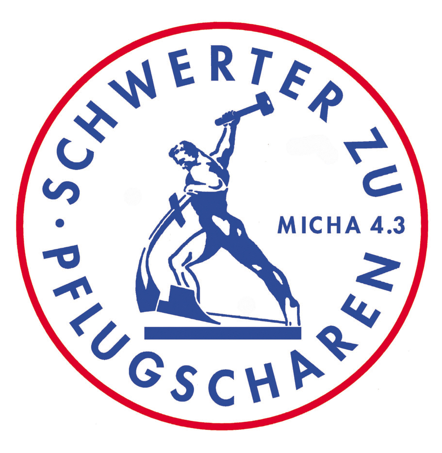 Logo Schwerter zu Pflugscharen RGB